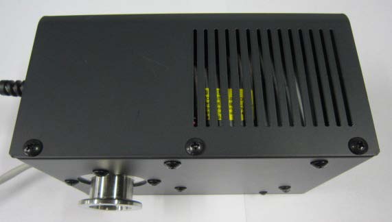 ULVAC HELIOT 900 mass spectrometer analyser unit — 90-degree magnetic deflection sector with NW16 inlet flange